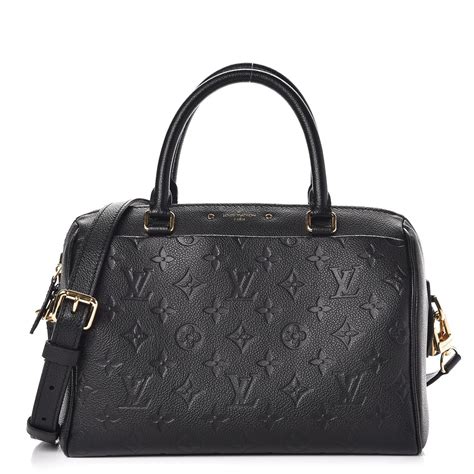 louis vuitton empreinte speedy bandouliere 25 nm noir black